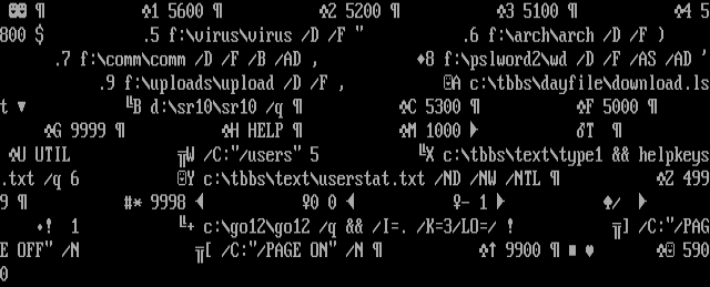 ANSI art: MENU5000.CTL